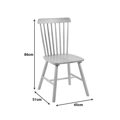 Καρέκλα Bristol pakoworld rubberwood σε φυσική απόχρωση 45x51x86εκ Καρέκλα Bristol pakoworld rubberwood σε φυσική απόχρωση 45x51x86εκ