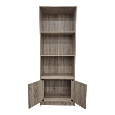 Βιβλιοθήκη Tekaro pakoworld σε sonoma απόχρωση 60x29x166εκ Βιβλιοθήκη Tekaro pakoworld σε sonoma απόχρωση 60x29x166εκ