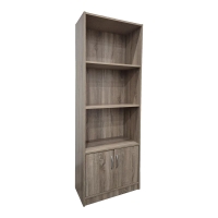 Βιβλιοθήκη Tekaro pakoworld σε sonoma απόχρωση 60x29x166εκ Βιβλιοθήκη Tekaro pakoworld σε sonoma απόχρωση 60x29x166εκ