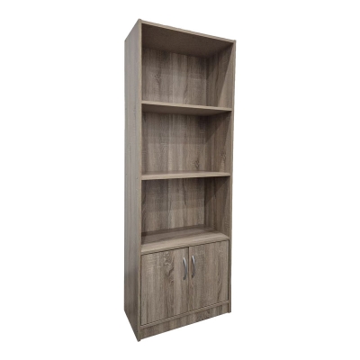 Βιβλιοθήκη Tekaro pakoworld σε sonoma απόχρωση 60x29x166εκ Βιβλιοθήκη Tekaro pakoworld σε sonoma απόχρωση 60x29x166εκ