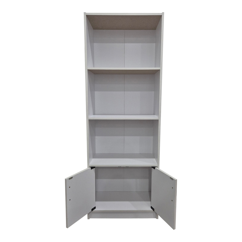 Βιβλιοθήκη Tekaro pakoworld σε λευκή απόχρωση 60x29x166εκ Βιβλιοθήκη Tekaro pakoworld σε λευκή απόχρωση 60x29x166εκ