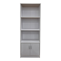 Βιβλιοθήκη Tekaro pakoworld σε λευκή απόχρωση 60x29x166εκ Βιβλιοθήκη Tekaro pakoworld σε λευκή απόχρωση 60x29x166εκ