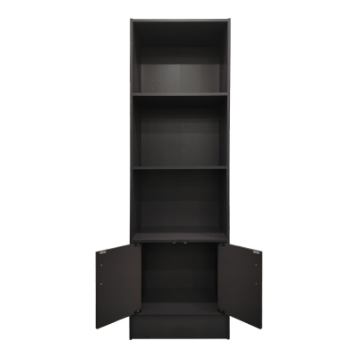 Βιβλιοθήκη Tekaro I pakoworld σε ανθρακί απόχρωση 57x33x180εκ Βιβλιοθήκη Tekaro I pakoworld σε ανθρακί απόχρωση 57x33x180εκ