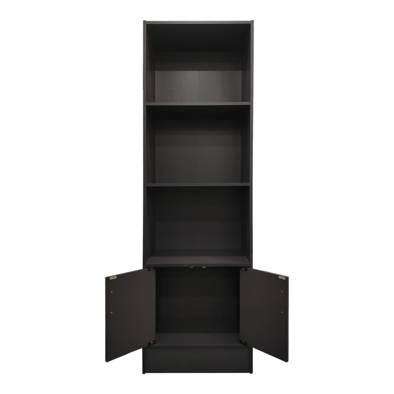 Βιβλιοθήκη Tekaro I pakoworld σε ανθρακί απόχρωση 57x33x180εκ Βιβλιοθήκη Tekaro I pakoworld σε ανθρακί απόχρωση 57x33x180εκ
