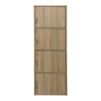 Ντουλάπι-στήλη Soline pakoworld σε sonoma απόχρωση 40x34.5x120εκ