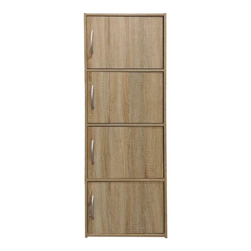 Ντουλάπι-στήλη Soline pakoworld σε sonoma απόχρωση 40x34.5x120εκ