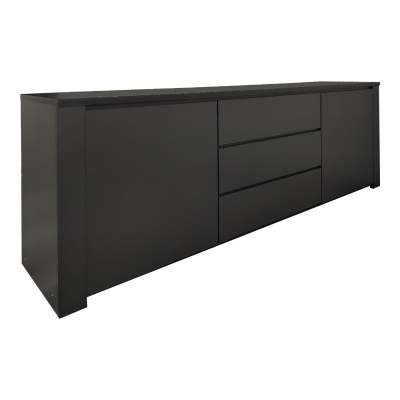 Μπουφές Kalya pakoworld σε ανθρακί απόχρωση 220x49x89.5εκ Μπουφές Kalya pakoworld σε ανθρακί απόχρωση 220x49x89.5εκ