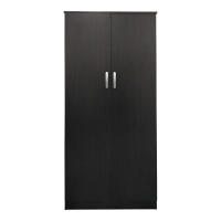 Ντουλάπα δίφυλλη Lego pakoworld σε wenge απόχρωση 80x42x180εκ