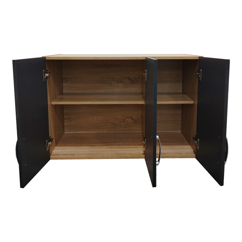 Πατάρι ντουλάπας τρίφυλλο Lego pakoworld σε sonoma-ανθρακί απόχρωση 90x41.5x60εκ Πατάρι ντουλάπας τρίφυλλο Lego pakoworld σε sonoma-ανθρακί απόχρωση 90x41.5x60εκ