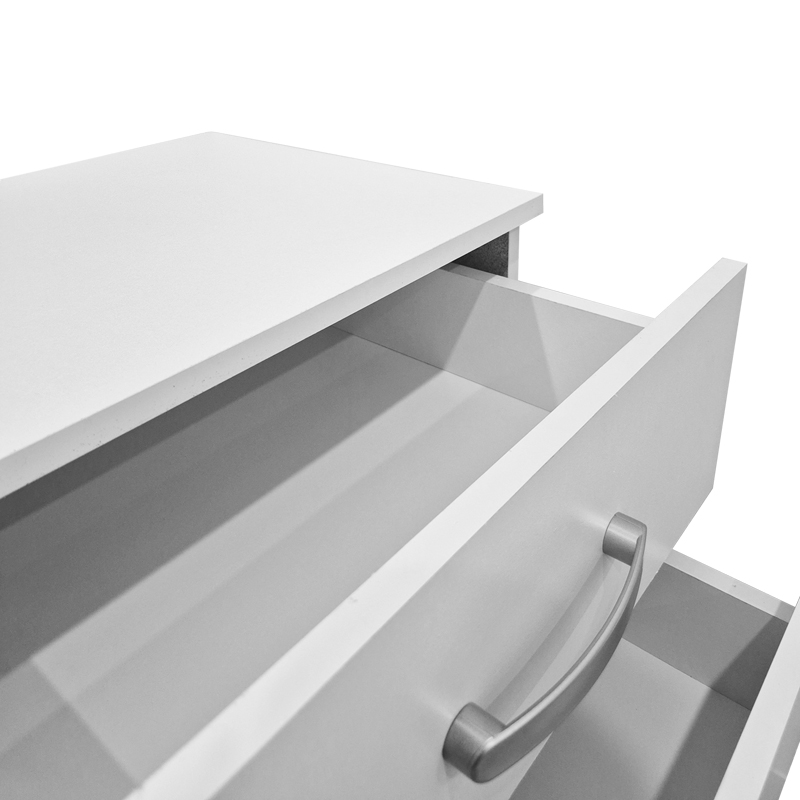 Κομοδίνο Athos pakoworld σε λευκή απόχρωση 48x40x41.5εκ Κομοδίνο Athos pakoworld σε λευκή απόχρωση 48x40x41.5εκ