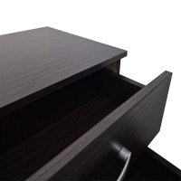 Κομοδίνο Athos pakoworld σε wenge απόχρωση 48x40x41.5εκ Κομοδίνο Athos pakoworld σε wenge απόχρωση 48x40x41.5εκ