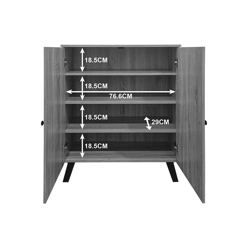 Παπουτσοθήκη-ντουλάπι Cathi pakoworld sonoma 80x34x95εκ Παπουτσοθήκη-ντουλάπι Cathi pakoworld sonoma 80x34x95εκ