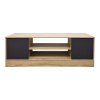 Έπιπλο τηλεόρασης Sasa pakoworld sonoma-ανθρακί 120x35x41.5εκ