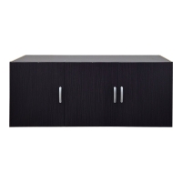 Πατάρι ντουλάπας τρίφυλλο Alvia pakoworld wenge 150x51x60εκ