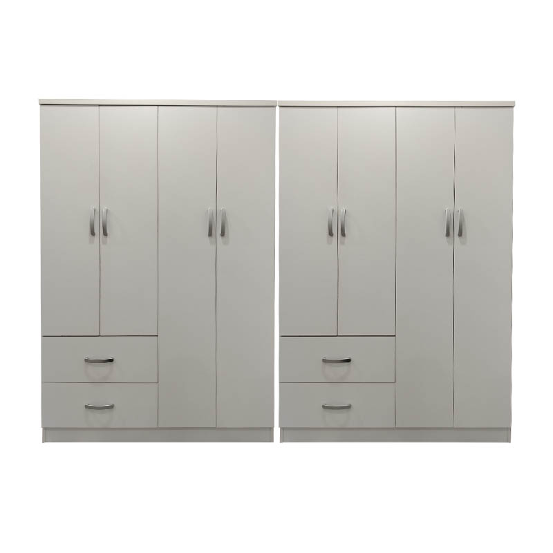 Ντουλάπα οχτάφυλλη Lego pakoworld λευκή 241x42x181εκ Ντουλάπα οχτάφυλλη Lego pakoworld λευκή 241x42x181εκ