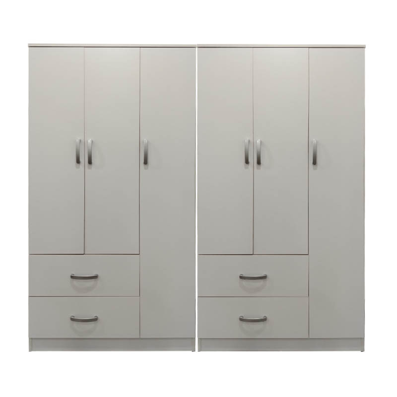 Ντουλάπα εξάφυλλη Lego pakoworld λευκή 180x42x180εκ Ντουλάπα εξάφυλλη Lego pakoworld λευκή 180x42x180εκ