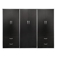 Ντουλάπα τετράφυλλη Lego pakoworld wenge 240x42x180εκ