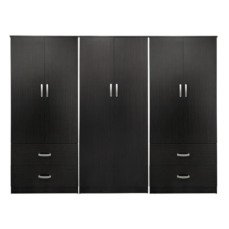 Ντουλάπα τετράφυλλη Lego pakoworld wenge 240x42x180εκ