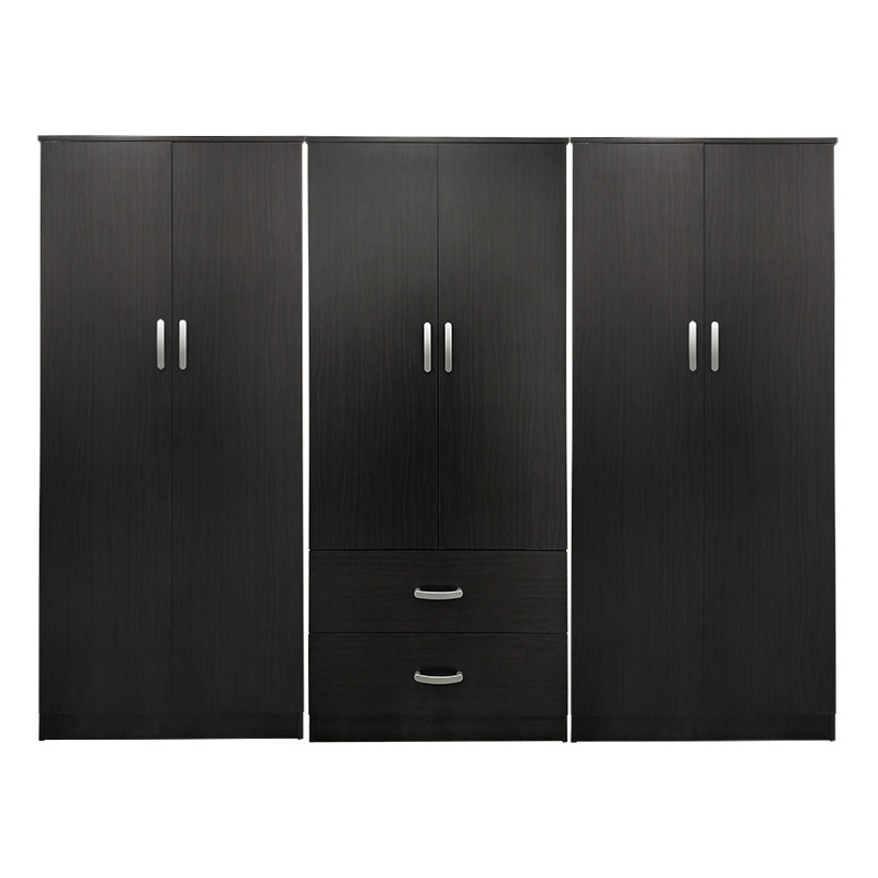 Ντουλάπα τετράφυλλη Lego Ι pakoworld wenge 240x42x180εκ