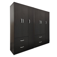 Ντουλάπα εξάφυλλη Lego pakoworld wenge 180x42x180εκ Ντουλάπα εξάφυλλη Lego pakoworld wenge 180x42x180εκ