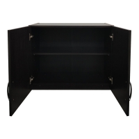 Ντουλάπα τετράφυλλη με πατάρι Athos pakoworld wenge 160x42x240εκ
