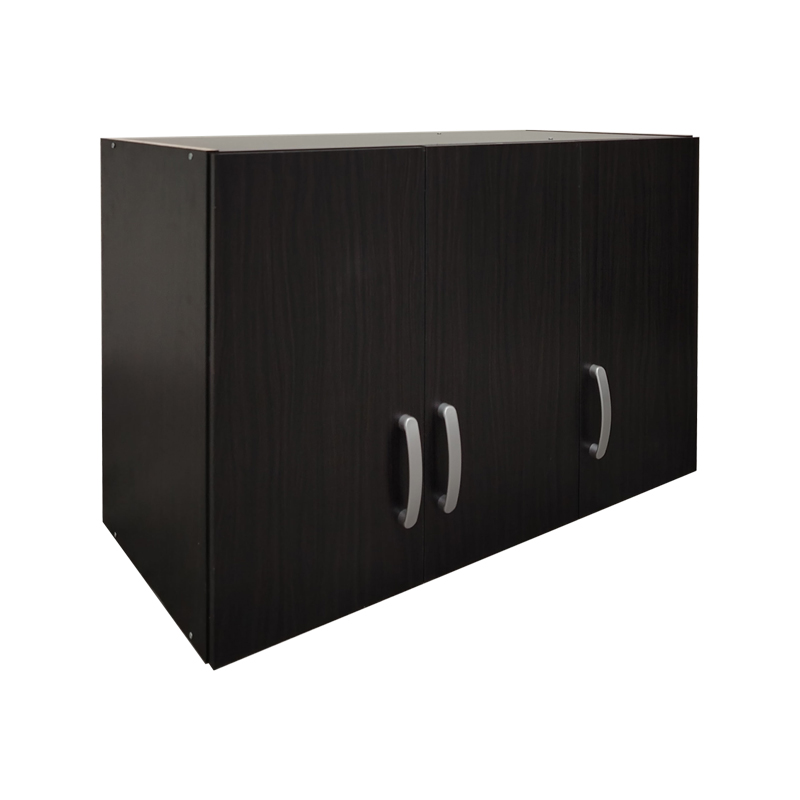 Ντουλάπα εξάφυλλη με πατάρι Athos pakoworld wenge 180x42x240εκ