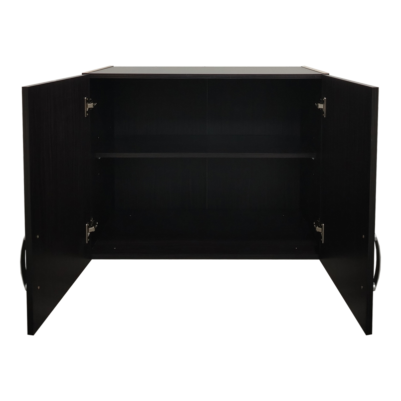 Ντουλάπα τετράφυλλη με πατάρι Athos Ι pakoworld wenge 160x42x240εκ