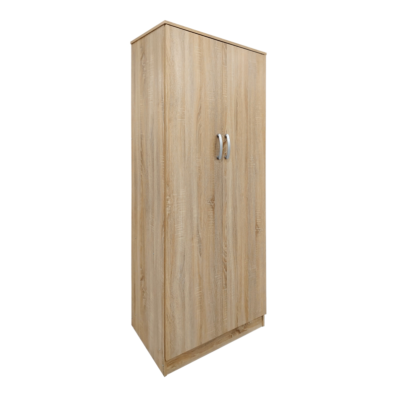 Ντουλάπα πεντάφυλλη με πατάρι Athos I pakoworld sonoma 170x42x240εκ