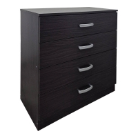 Σετ Κρεβατοκάμαρας Athos Wenge με Κρεβάτι 160x200εκ Σετ 4τεμ