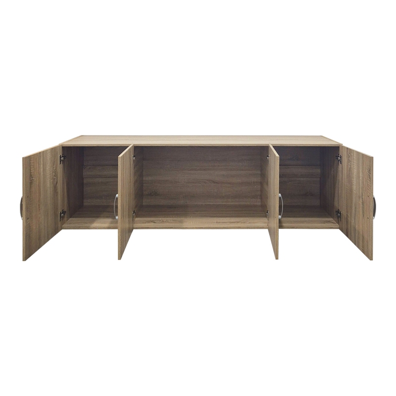 Ντουλάπα τετράφυλλη και πατάρι Alvia pakoworld sonoma 200x51x240εκ Ντουλάπα τετράφυλλη και πατάρι Alvia pakoworld sonoma 200x51x240εκ