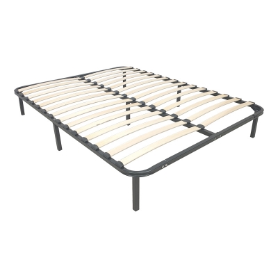 Κρεβάτι-υπόστρωμα Amaso pakoworld μεταλλικό μαύρο 160x200x28εκ