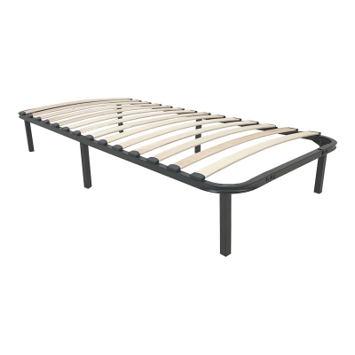 Κρεβάτι-υπόστρωμα Amaso pakoworld μεταλλικό μαύρο 90x190x28εκ