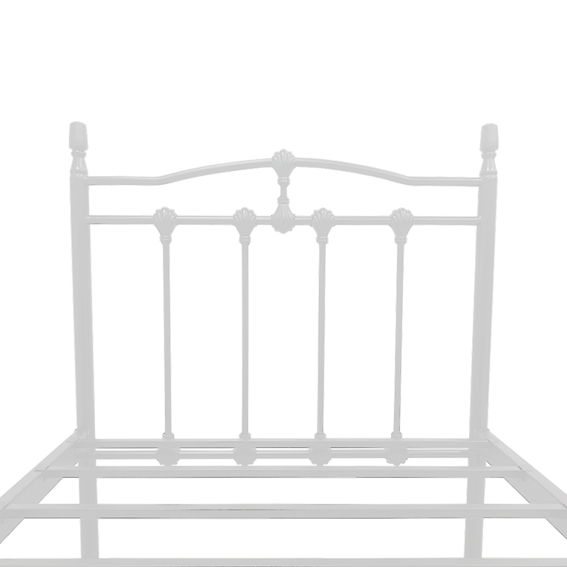 Κρεβάτι Wotso pakoworld μεταλλικό λευκό 90x190εκ