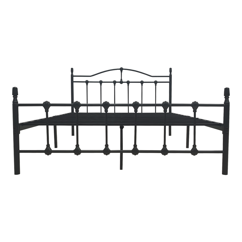 Κρεβάτι Wotso pakoworld μεταλλικό μαύρο 140x200εκ