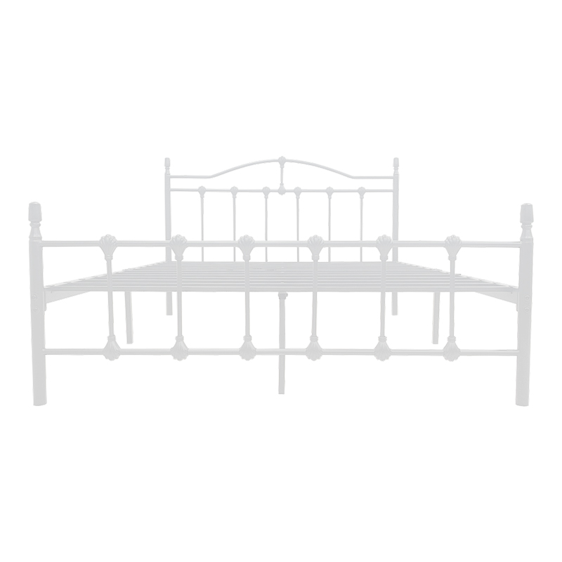 Κρεβάτι Wotso pakoworld μεταλλικό λευκο 140x200εκ