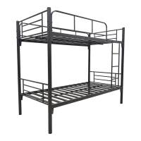 Κρεβάτι-κουκέτα Belit pakoworld μεταλλικό λευκό 90x190εκ