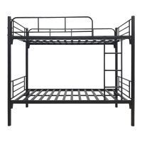 Κρεβάτι-κουκέτα Belit pakoworld μεταλλικό λευκό 90x190εκ