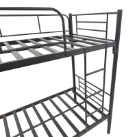 Κρεβάτι-κουκέτα Belit pakoworld μεταλλικό λευκό 90x190εκ