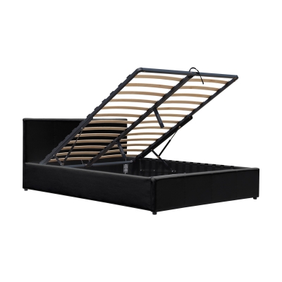 Κρεβάτι Dellia pakoworld με αποθηκευτικό χώρο pu μαύρο 120x200εκ Κρεβάτι Dellia pakoworld με αποθηκευτικό χώρο pu μαύρο 120x200εκ