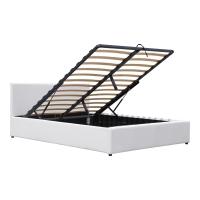 Κρεβάτι Dellia pakoworld με αποθηκευτικό χώρο pu λευκό 150x200εκ Κρεβάτι Dellia pakoworld με αποθηκευτικό χώρο pu λευκό 150x200εκ