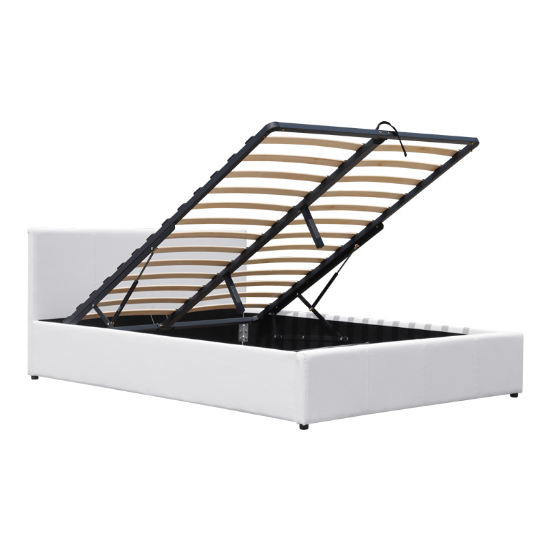Κρεβάτι Dellia pakoworld με αποθηκευτικό χώρο pu λευκό 150x200εκ Κρεβάτι Dellia pakoworld με αποθηκευτικό χώρο pu λευκό 150x200εκ