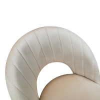 Καρέκλα Lovingo pakoworld βελούδο μπεζ με μεταλλικά πόδια σε φυσική απόχρωση 50x47x85.5εκ Καρέκλα Lovingo pakoworld βελούδο μπεζ με μεταλλικά πόδια σε φυσική απόχρωση 50x47x85.5εκ