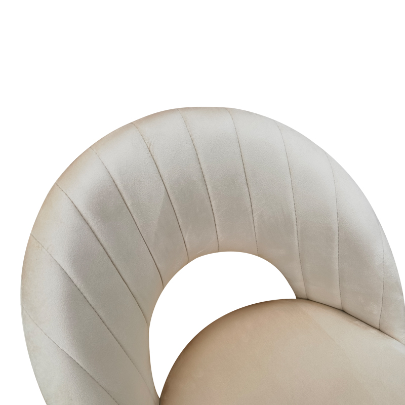 Καρέκλα Lovingo pakoworld βελούδο μπεζ με μεταλλικά πόδια σε φυσική απόχρωση 50x47x85.5εκ Καρέκλα Lovingo pakoworld βελούδο μπεζ με μεταλλικά πόδια σε φυσική απόχρωση 50x47x85.5εκ