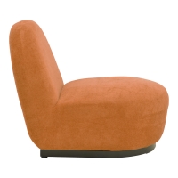 Πολυθρόνα περιστρεφόμενη Zenny pakoworld υφασμα terracotta 64x85x68εκ Πολυθρόνα περιστρεφόμενη Zenny pakoworld υφασμα terracotta 64x85x68εκ