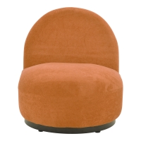 Πολυθρόνα περιστρεφόμενη Zenny pakoworld υφασμα terracotta 64x85x68εκ Πολυθρόνα περιστρεφόμενη Zenny pakoworld υφασμα terracotta 64x85x68εκ