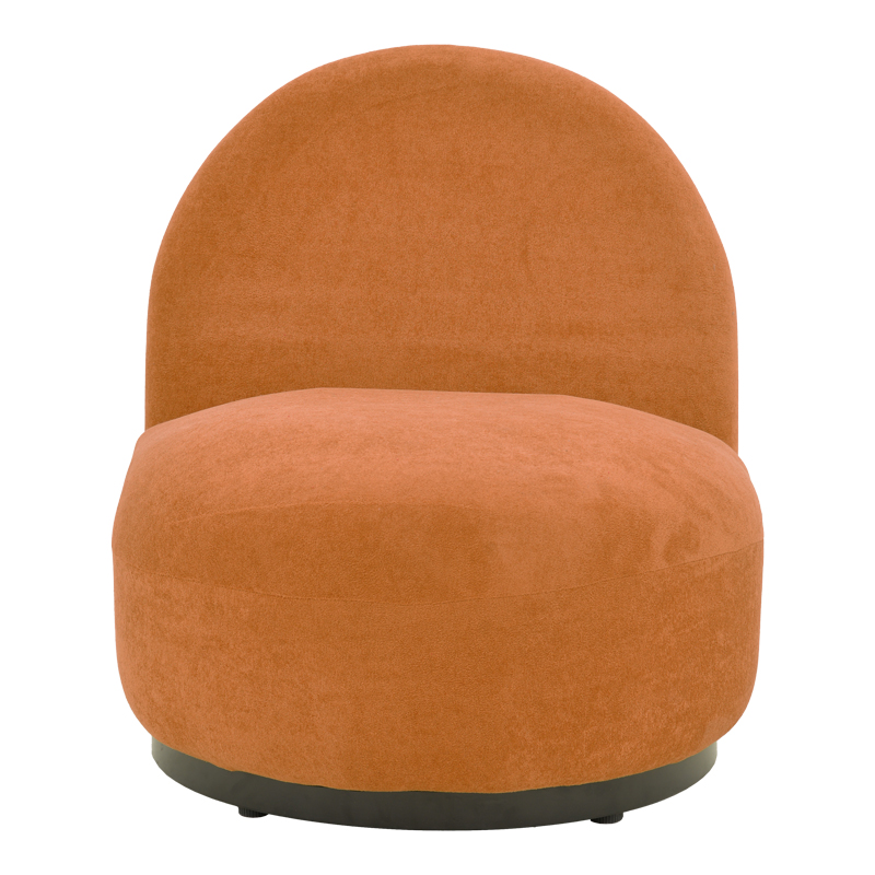Πολυθρόνα περιστρεφόμενη Zenny pakoworld υφασμα terracotta 64x85x68εκ Πολυθρόνα περιστρεφόμενη Zenny pakoworld υφασμα terracotta 64x85x68εκ