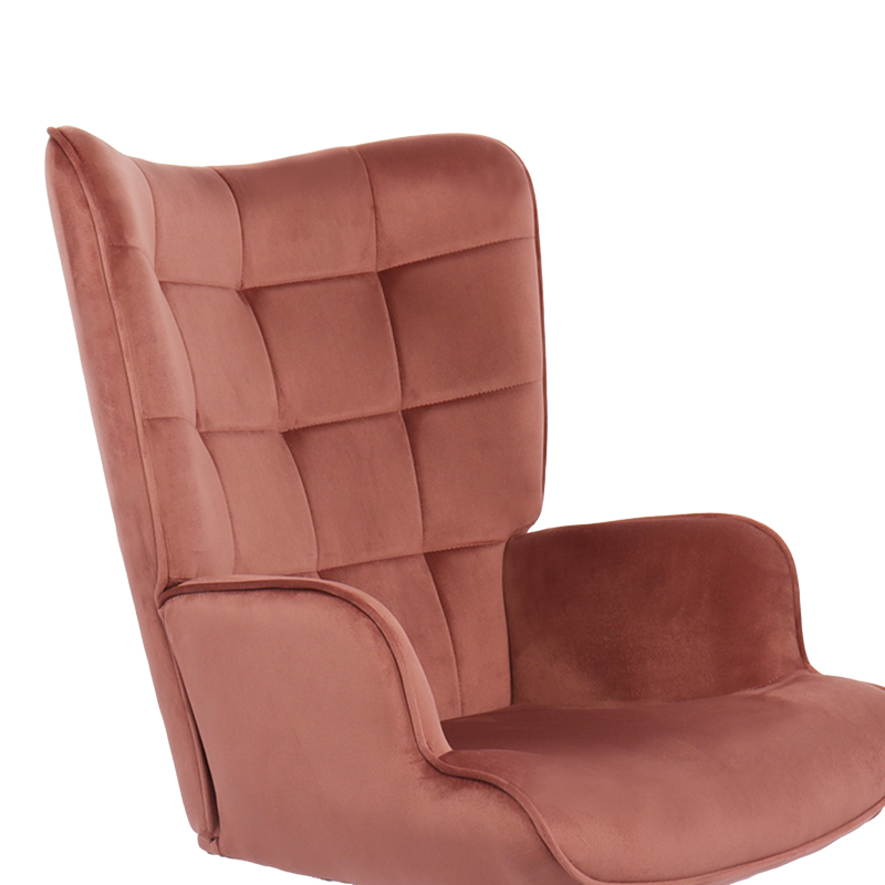 Πολυθρόνα-μπερζέρα Lobima pakoworld περιστρεφόμενη σάπιο μήλο βελούδο με βάση σε μαύρη απόχρωση 71x68x104εκ Πολυθρόνα-μπερζέρα Lobima pakoworld περιστρεφόμενη σάπιο μήλο βελούδο με βάση σε μαύρη απόχρωση 71x68x104εκ