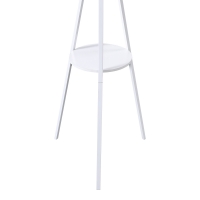 Καλόγερος Denner pakoworld μέταλλο σε λευκή απόχρωση 48.5x48.5x180εκ Καλόγερος Denner pakoworld μέταλλο σε λευκή απόχρωση 48.5x48.5x180εκ