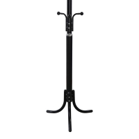 Καλόγερος Mendora pakoworld μέταλλο σε μαύρη απόχρωση 40x40x180εκ