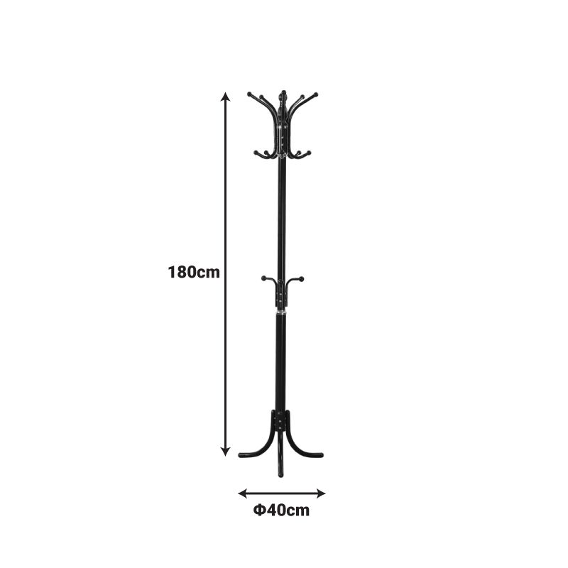 Καλόγερος Mendora pakoworld μέταλλο σε λευκή απόχρωση 40x40x180εκ
